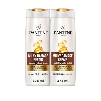 Pantene Pro-V Milky Damage Repair Shampoo 2x375ml
