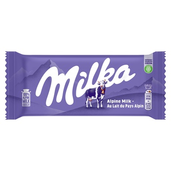 Milka Alpine Milk Chocolate 98g