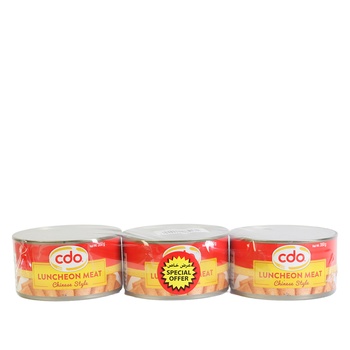 Cdo Luncheon Meat 3Pk 350g(Pork)