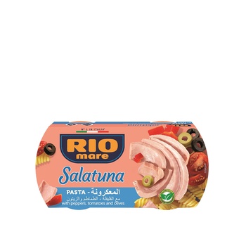 Rio Mare Salatuna Pasta With Peppers Tomatoes And Olives 2x160g