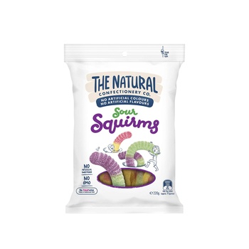 The Natural Confectionary Co. Sour Squirms 220g