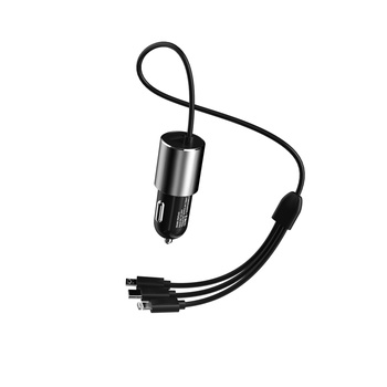 Dudao Car Charger 3 In 1 Cable