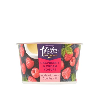 Sainsburys Glen Ample Raspberry Yogurt 150g