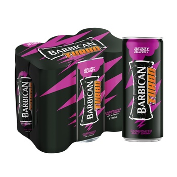 Barbican Turbo Berry Drink 240ml Pack of 6