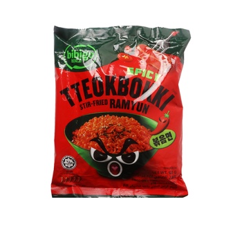 Bibigo Spicy Tteokbokki Flavour Stir Fried Ramyun 122g