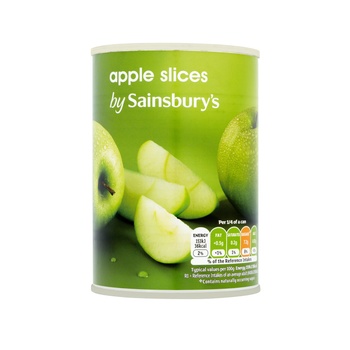 Sainsburys Apple Slices 385g
