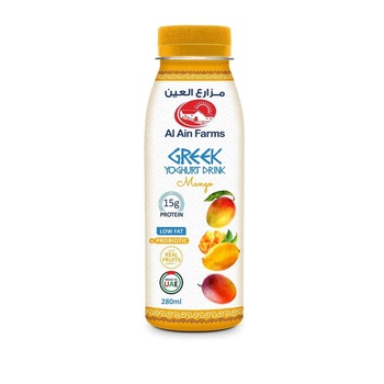 Alain Greek Yoghurt Drink Mango No Added Sugar 280ml