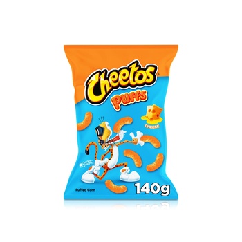 Cheetos Cheese Puffs Crispy and Crunchy Puffed Corn Snack 140g