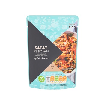 Sainsburys Satay Stir Fry Sauce 120g