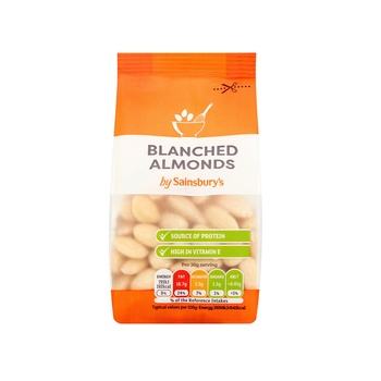 Sainsburys Blanched Almonds 100g