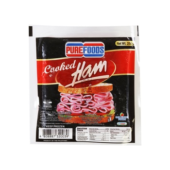 Purefoods Cooked Ham Sliced 250g