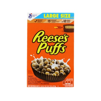 Reeses General Mills Puffs Peanut Butter 473g