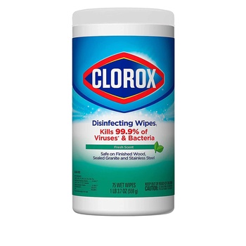 Clorox Disinfecting Wipes Fresh Scent Multi-Surface Bleach Free Cleaning Wipes 75 Wet