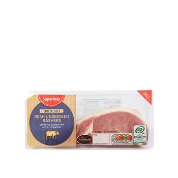 Supervalu Thick Cut Irish Unsmoked Rashers 250g