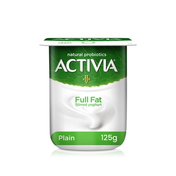 Activia Full Fat Plain Yoghurt 125g