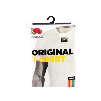 Fruit of the Loom C-Neck T Shirt 3 pcs pack - S