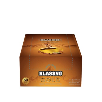 Klassno Gold Freeze Dried Instant Coffee 1.8g x 50 Sticks 90g