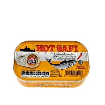 Safi Spicy Sardine In Veg Oil 120g