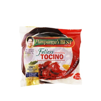 Pampangas Frozen Fatless Tocino 240g