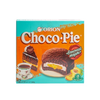 Orion Choco Pie Vienna Cake Cookie 30g Pack of 12