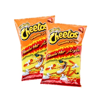 Cheetos Crunchy Flaming Hot 2X 190g offer pack
