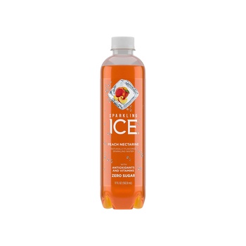 Sparkling Ice Peach Nectarine Sparkling Water Zero Sugar 17oz