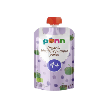 Ponn Organic Blueberry Apple Puree 100g