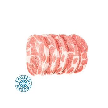 Frozen Cut Collar Steak Cut