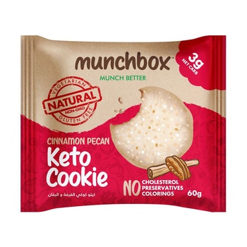 Munchbox Keto Cookie Cinnamon Pecan 60g