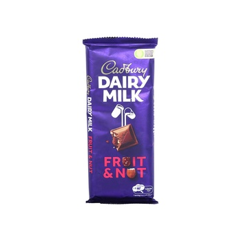 Cadbury Dairy Milk Chocolate Fruit and Nut 95g