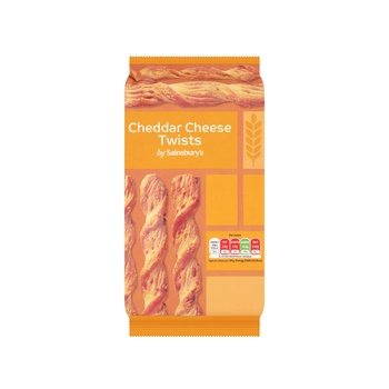 Sainsburys Cheddar Cheese Twists 125g