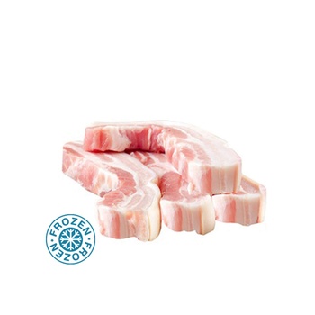 Frozen Cut Pork Belly Thin Sliced Brazil