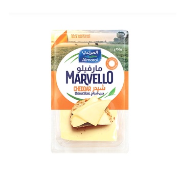 Almarai Marvello Cheddar Cheese Slices 150g