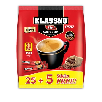Klassno Pro Coffee Mix 3In1 25+5