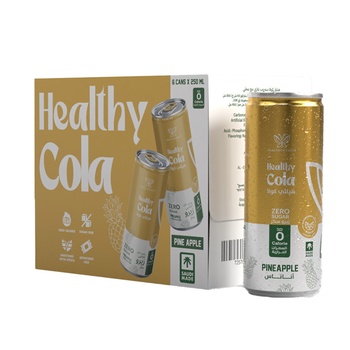 Healthy Cola Pineapple Flavor 6X250ml