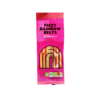 Sainsburys Rainbow Belts 70g