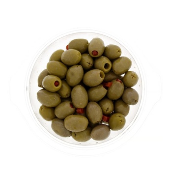 Greek Olives Stuffed With Hot Pepper