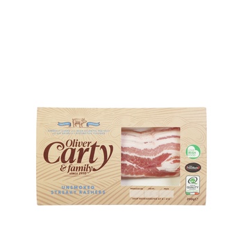 Oliver Carty Unsmoked Streaky Rashers 200g