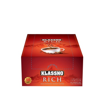 Klassno Rich Agglomerated Instant Coffee 1.8g x 50 Sticks 90g