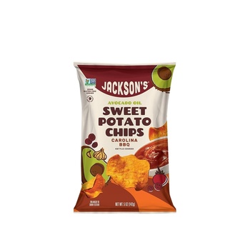 Jacksons Kettle Cooked Carolina BBQ Sweet Potato Chips with Avocado Oil 142g
