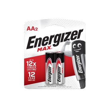 Energizer Max AA2 Alkaline Batteries