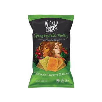Wicked Crisp Spring Madly Veg Sea salt 114g