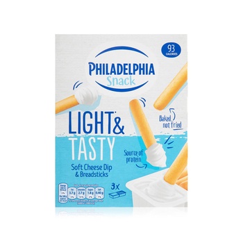 Philadelphia Soft Cheese Dip And Breadsticks 126g