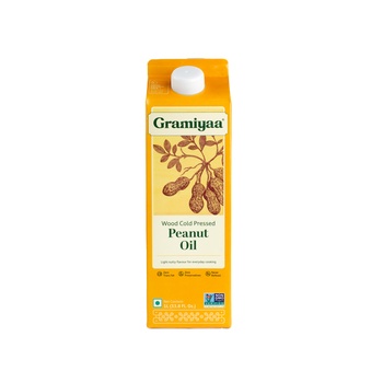 Gramiyaa Wood Cold Pressed Peanut Oil 1 ltr