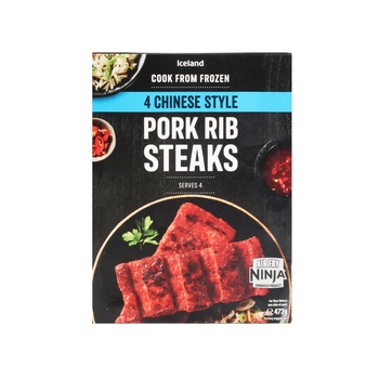 Iceland 4 Pack Chinese Pork Rib Steaks