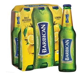 Barbican Non Alcoholic Malt Beverage Lemon Lime Flavor 6x330ml