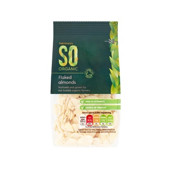 Sainsburys Organic Flaked Almonds 100g