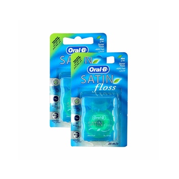 Oral-B Satin Floss - Mint Pack of 2