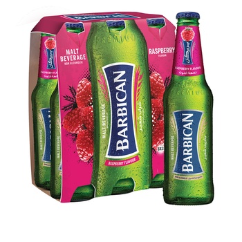 Barbican Non Alcoholic Malt Beverage Raspberry Flavor 6x330ml