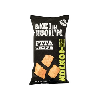 Baked In Brooklyn Sour Cream And Onion Pita Chips 6 Oz